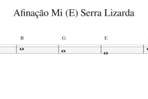 Afinação Serra Lizarda em Mi (E) para viola caipira